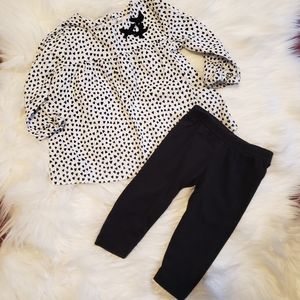 Carter's outfit shirt, pants sz 3 months